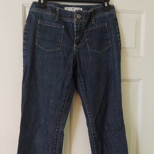 TOMMY HILFIGER blue dark washed jeans, size medium